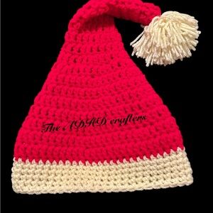 Crocheted Santa hat - adult